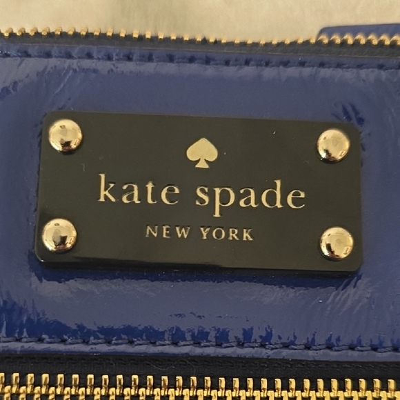 Kate Spade Shiny Royal Blue Crossbody Bag - Picture 2 of 5